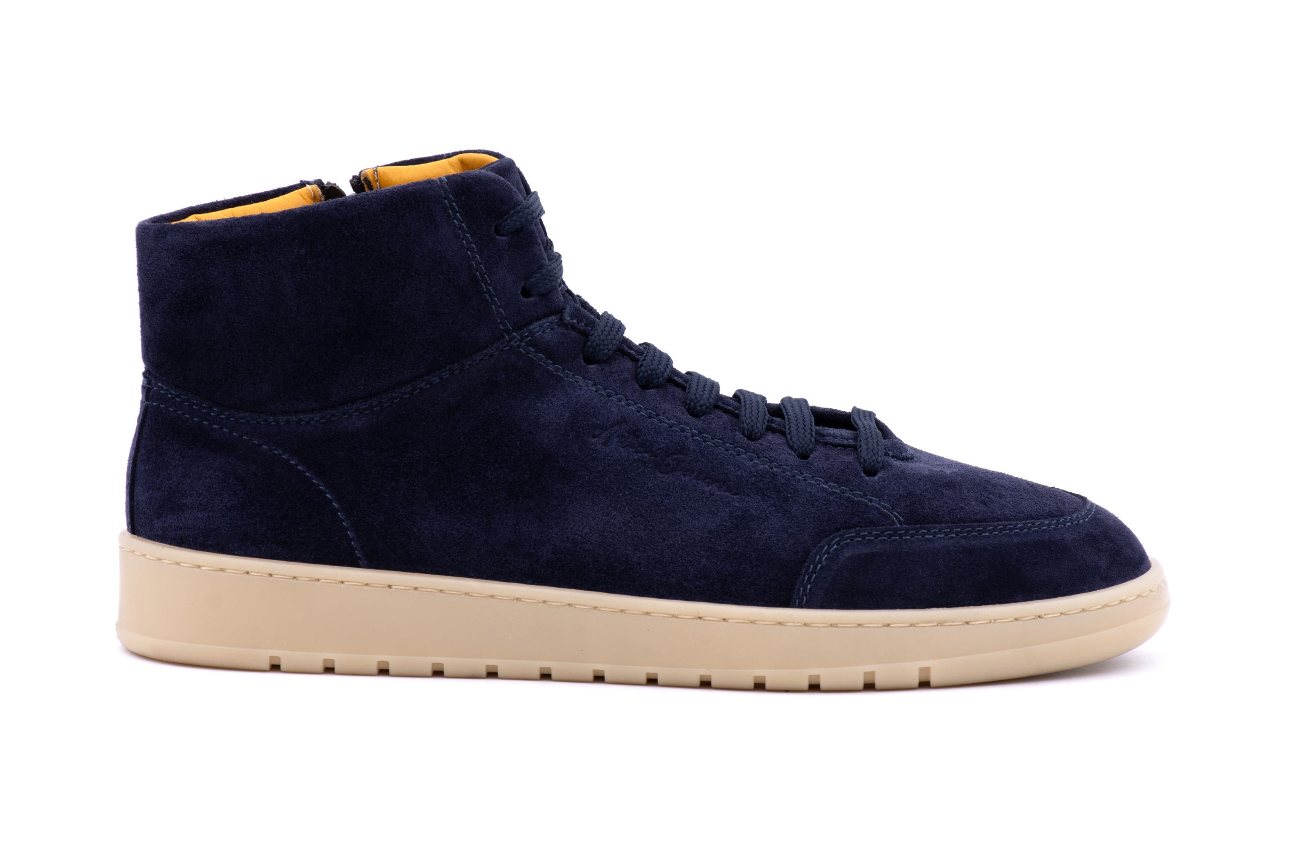 Sneaker Alta in Scamosciato