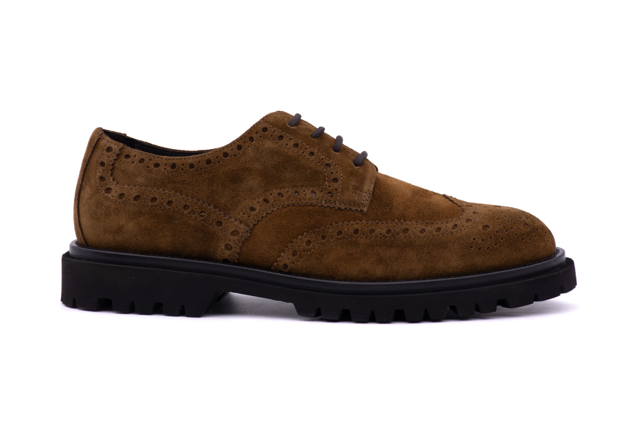 Derby Scamosciato con Fori 22755