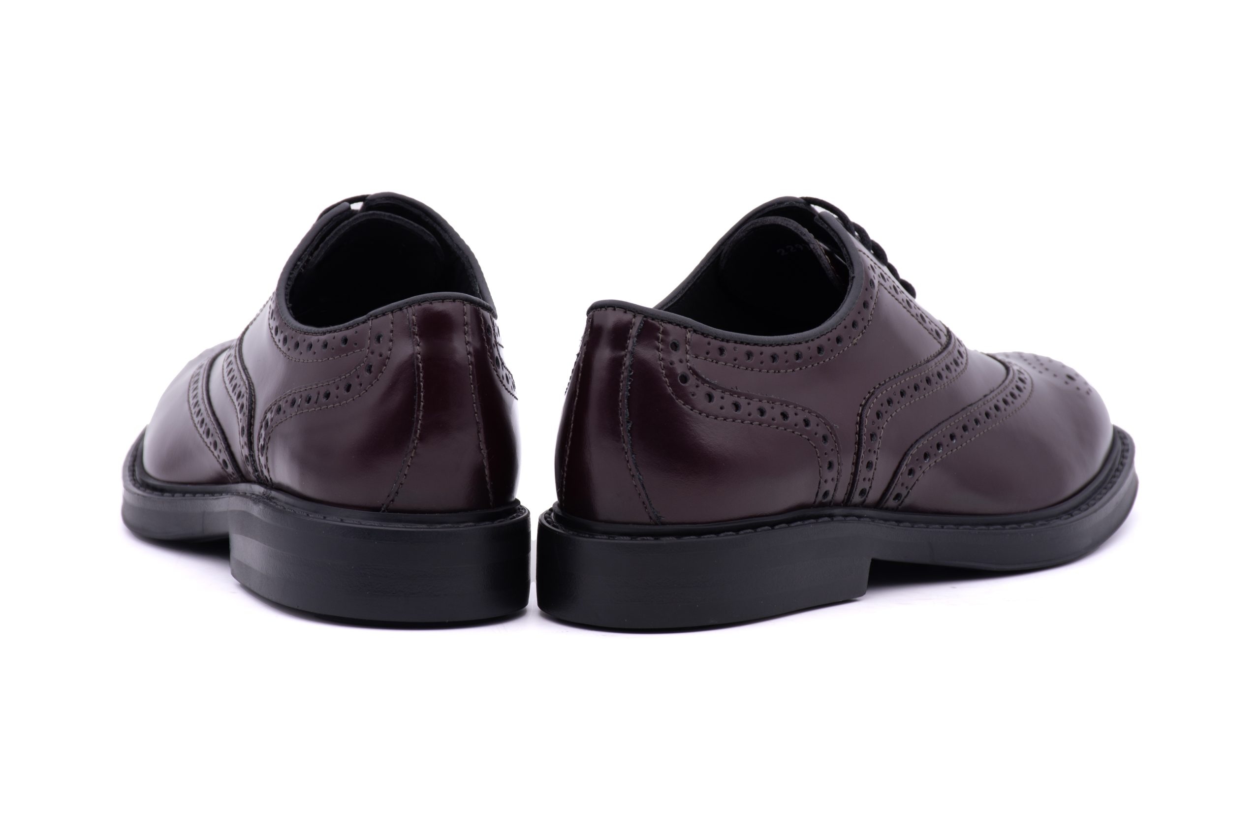 Derby Full Brogue in brushed leather - Image 6