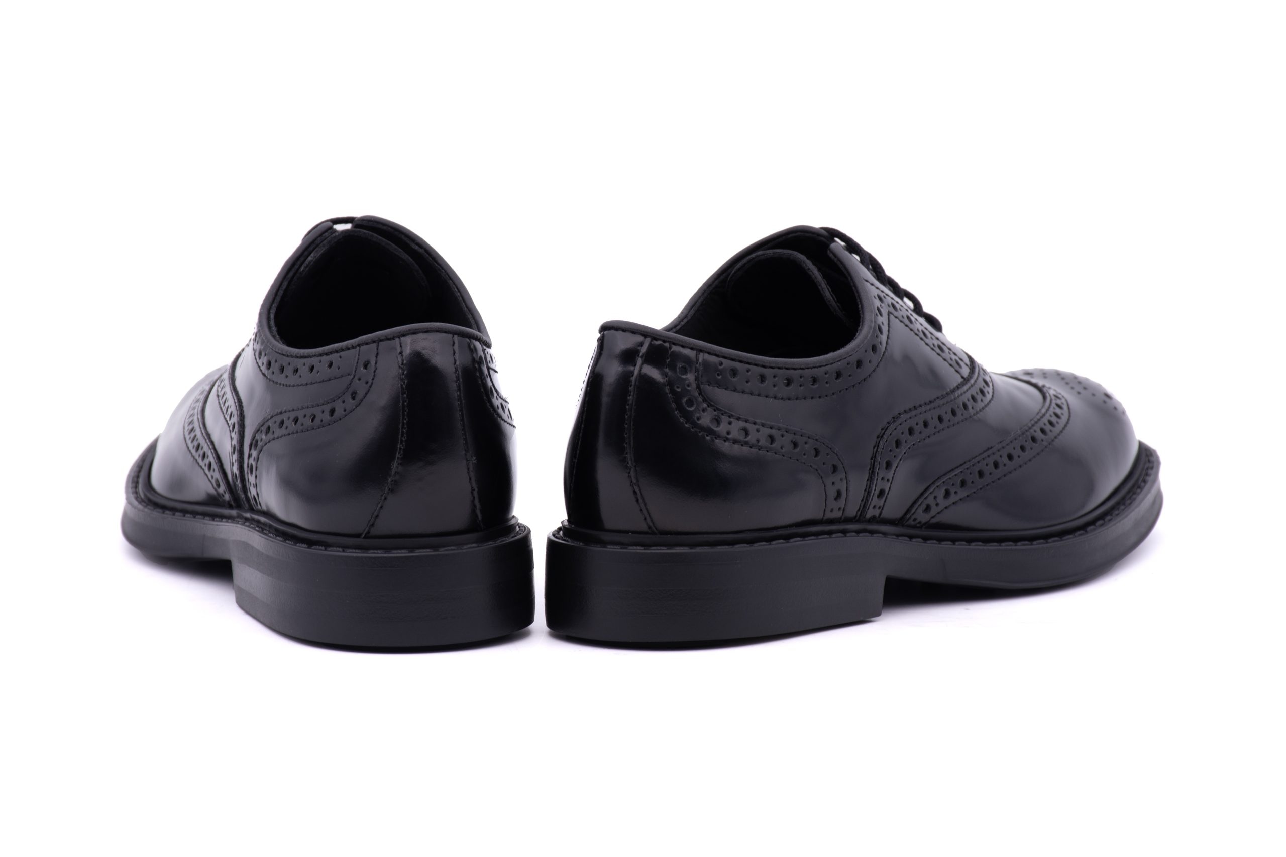 Derby Full Brogue in brushed leather - Image 2
