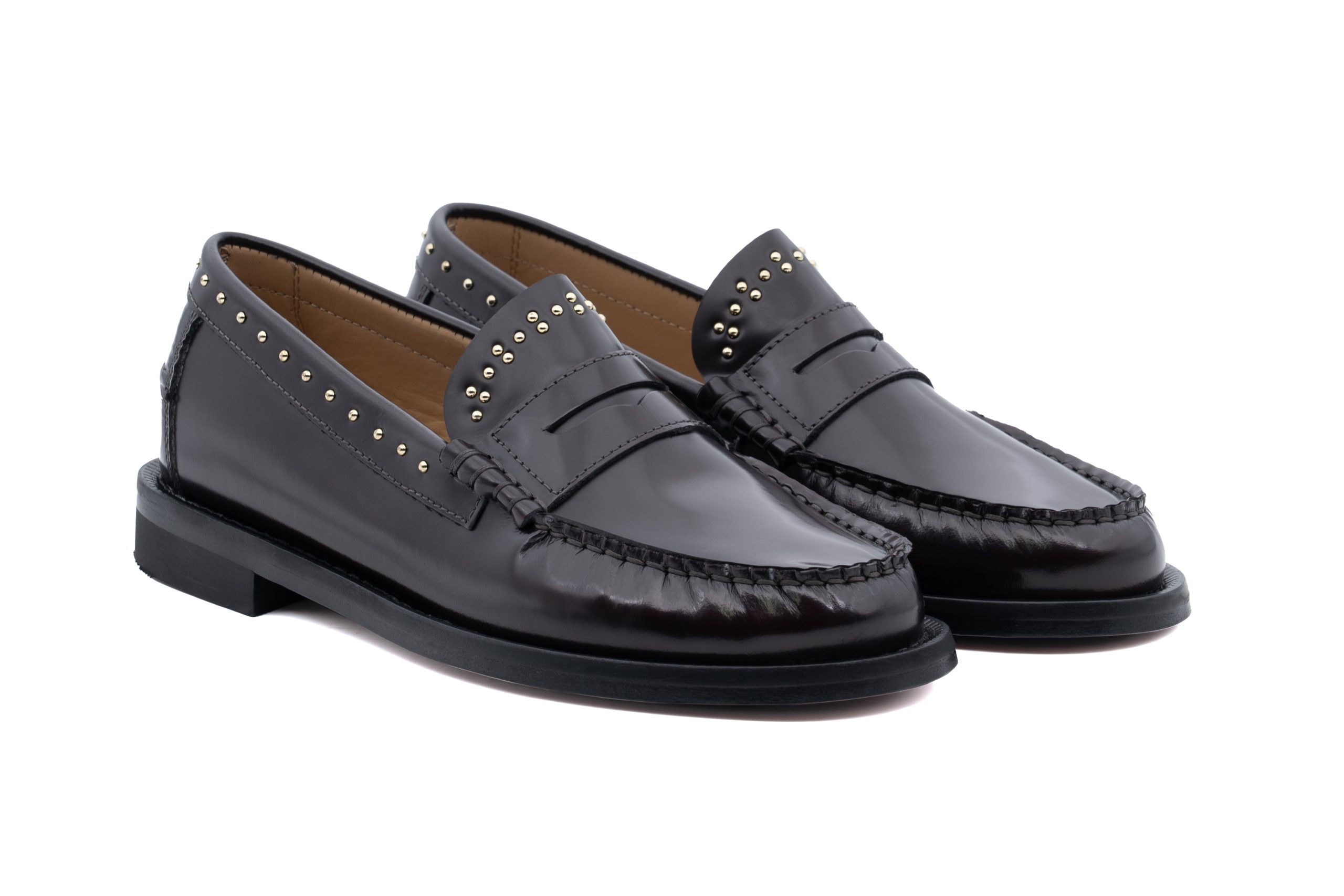 Mocassino Penny con borchie