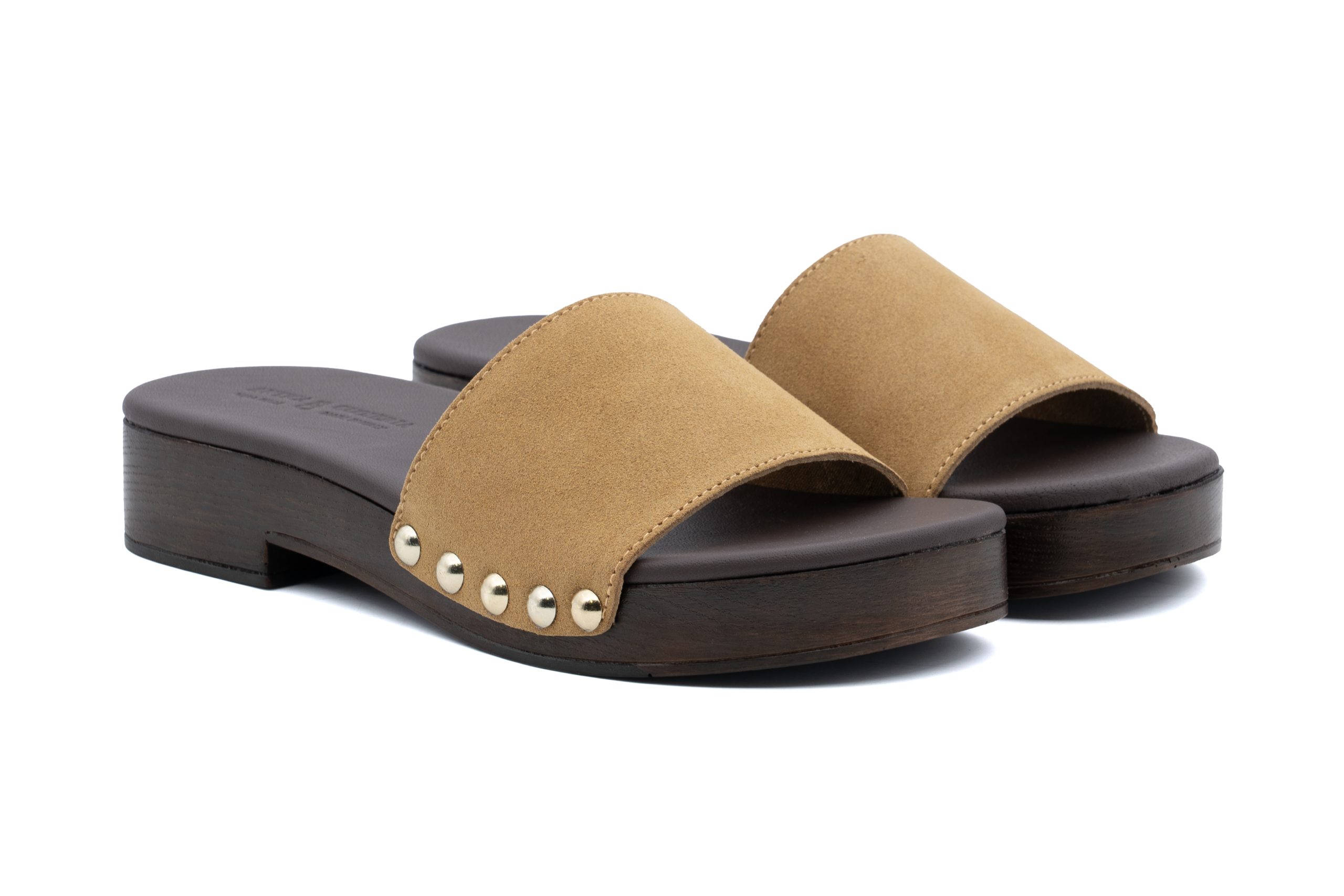 Sandali in pelle suede