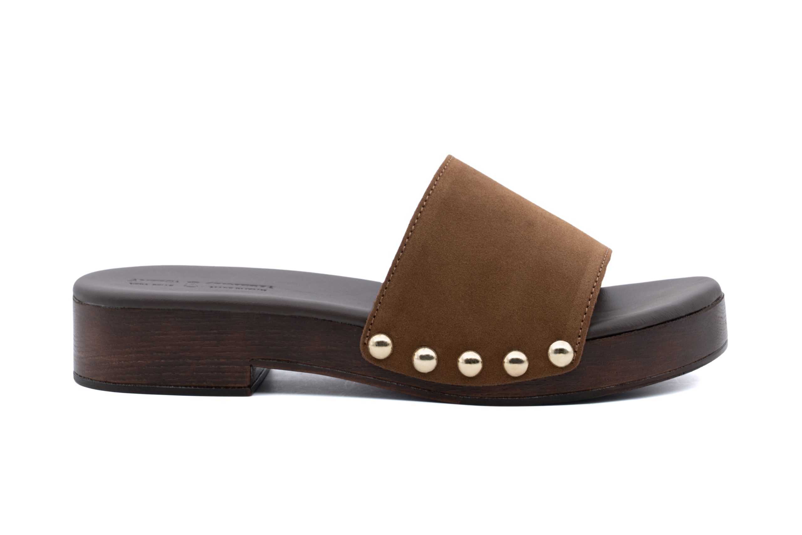 Sandali in pelle suede